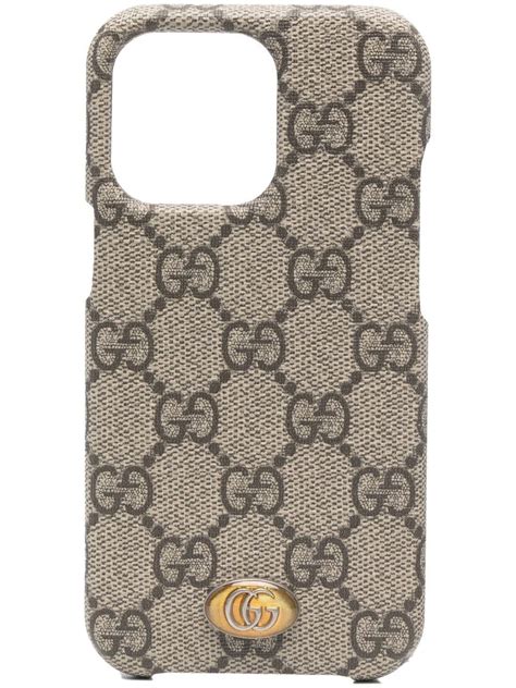 gucci iphone 13 pro max phone case|leather monogram Gucci phone case.